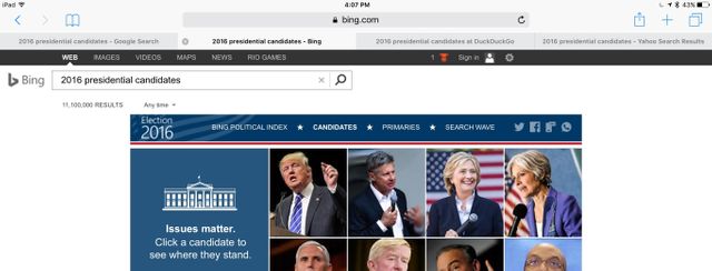 Search Engine Bias in Politics Banner Image