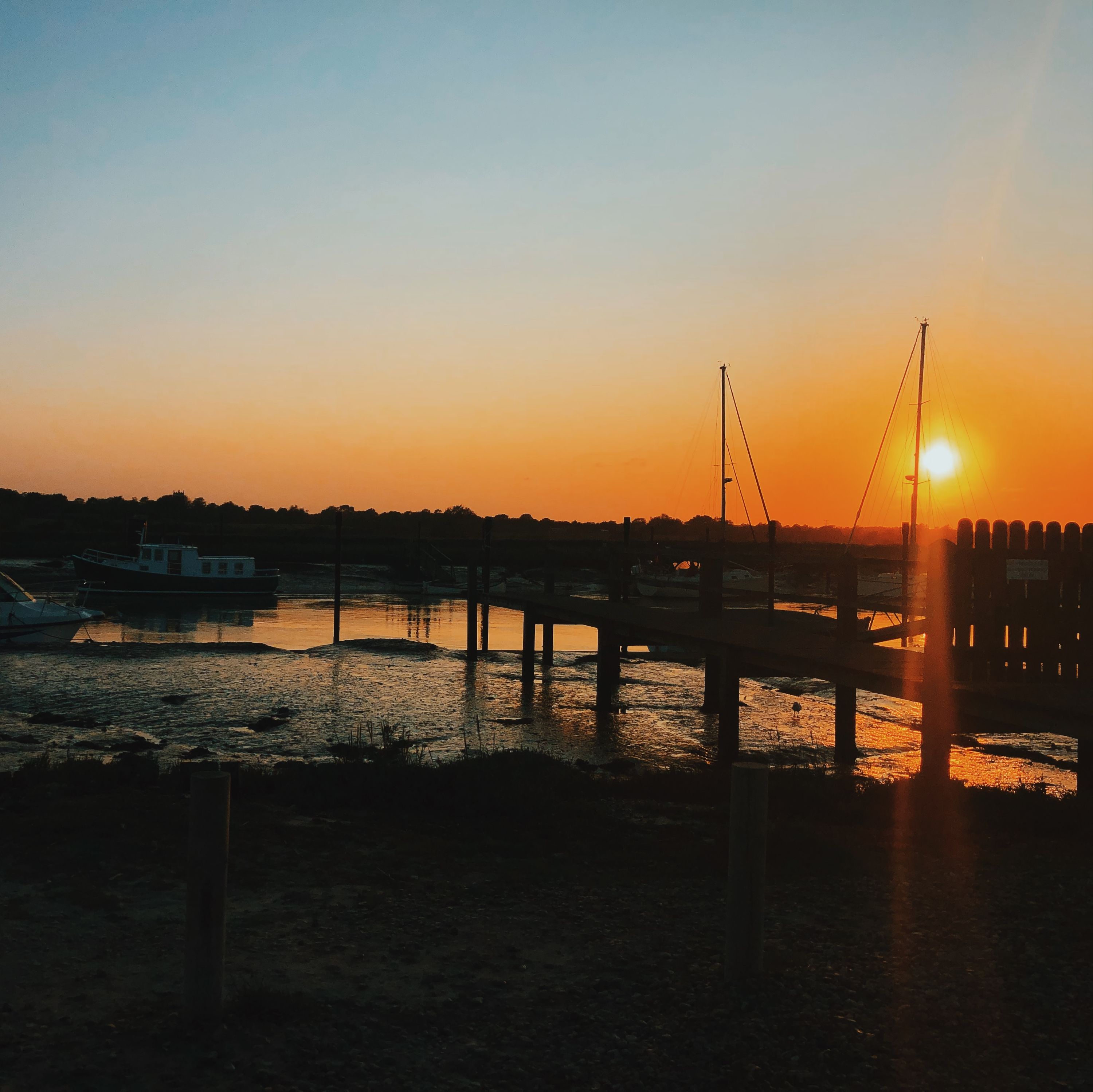 sunset at southwold harbour 5