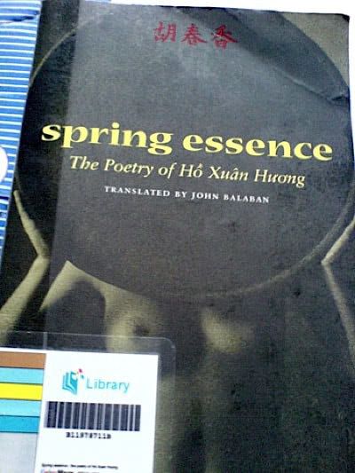 Spring Essence, translation of poems by Ho Xuan Huong