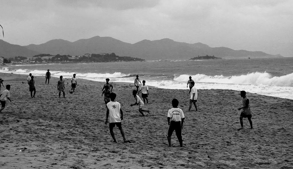 Beach soccer in Nha Trang