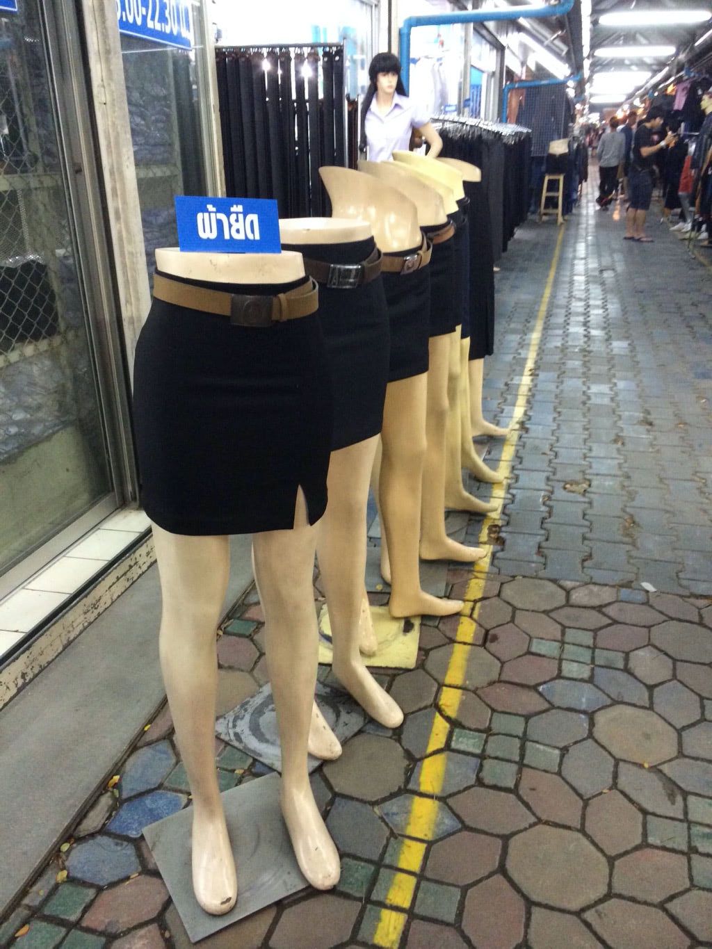Skirts getting longer in Thailand