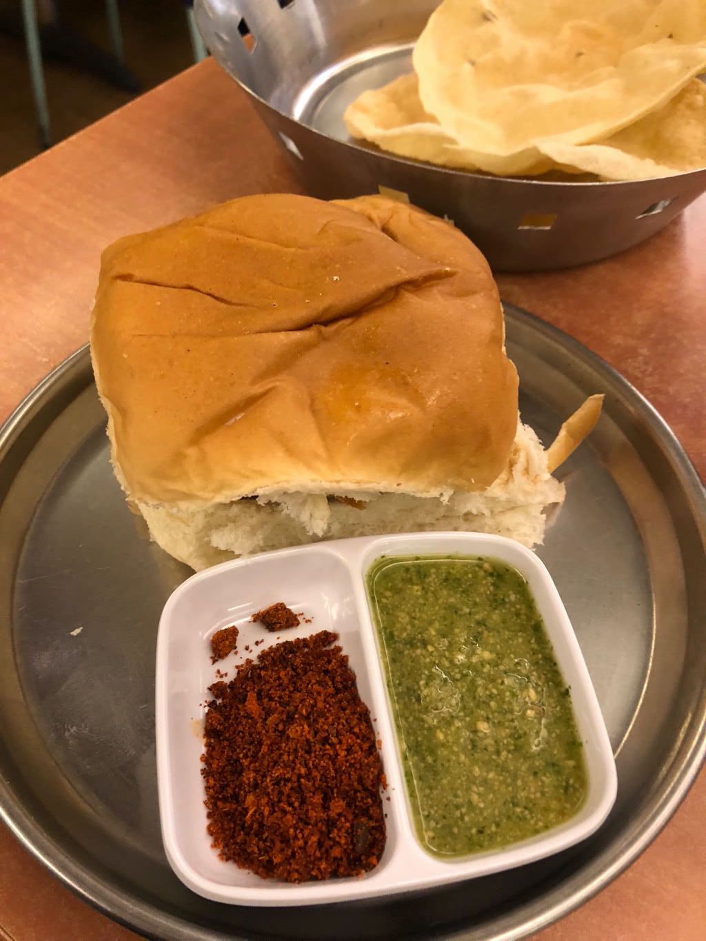 Vada Pav, a Bombay street snack